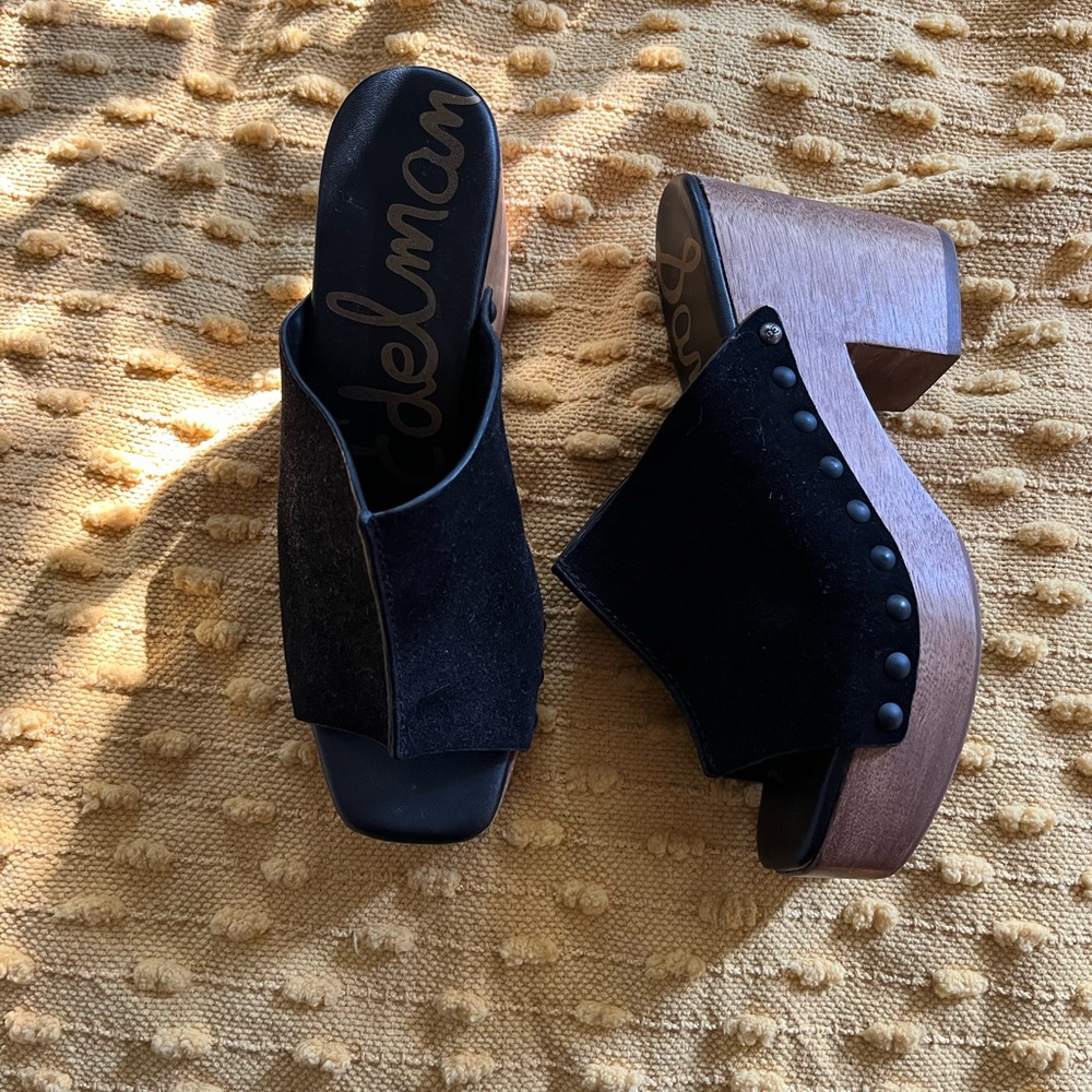 Sam Edelman clog wedge size 7